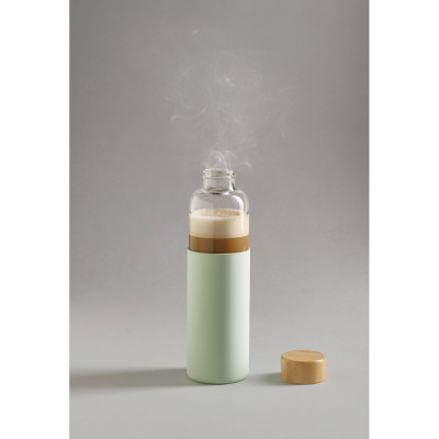 DAKAR. Bamboo and borosilicate glass bottle 600 mL